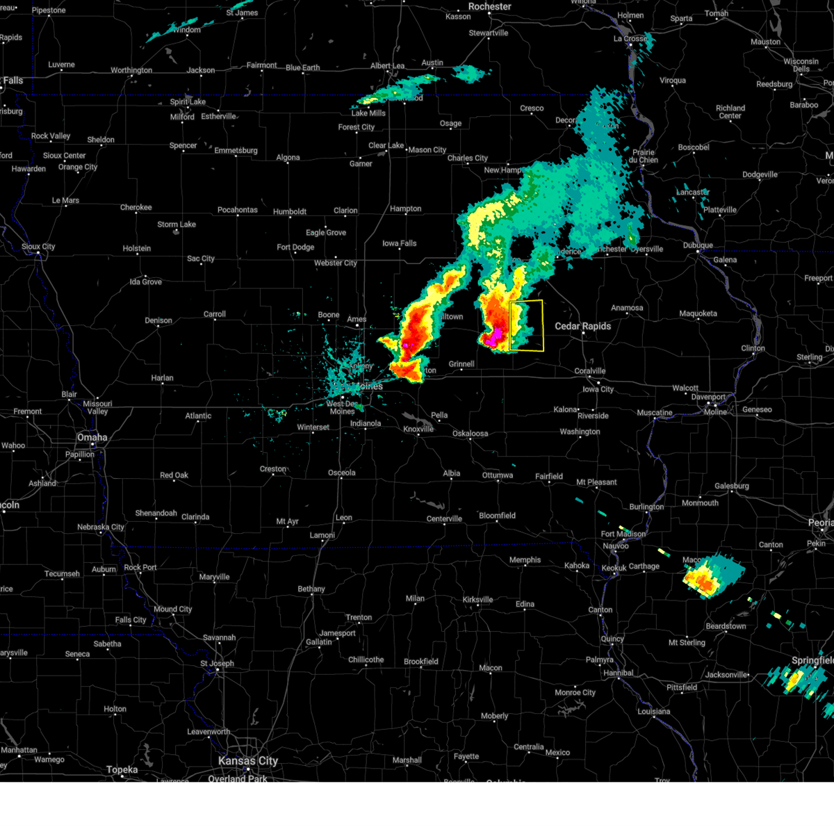 Interactive Hail Maps Hail Map for Belle Plaine, IA