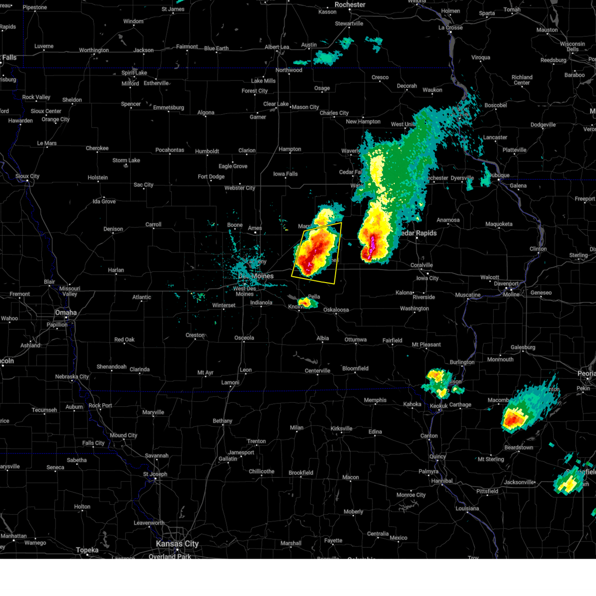 Interactive Hail Maps Hail Map for Laurel, IA