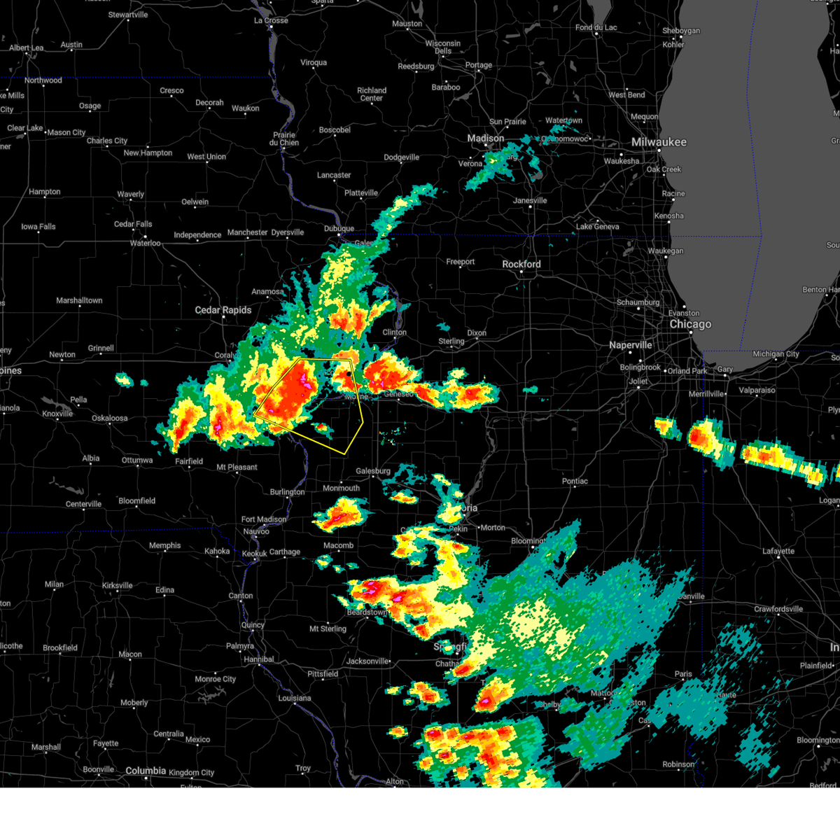 Interactive Hail Maps Hail Map for Davenport, IA