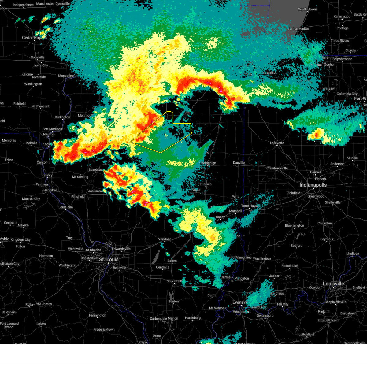 Interactive Hail Maps Hail Map for Morton, IL