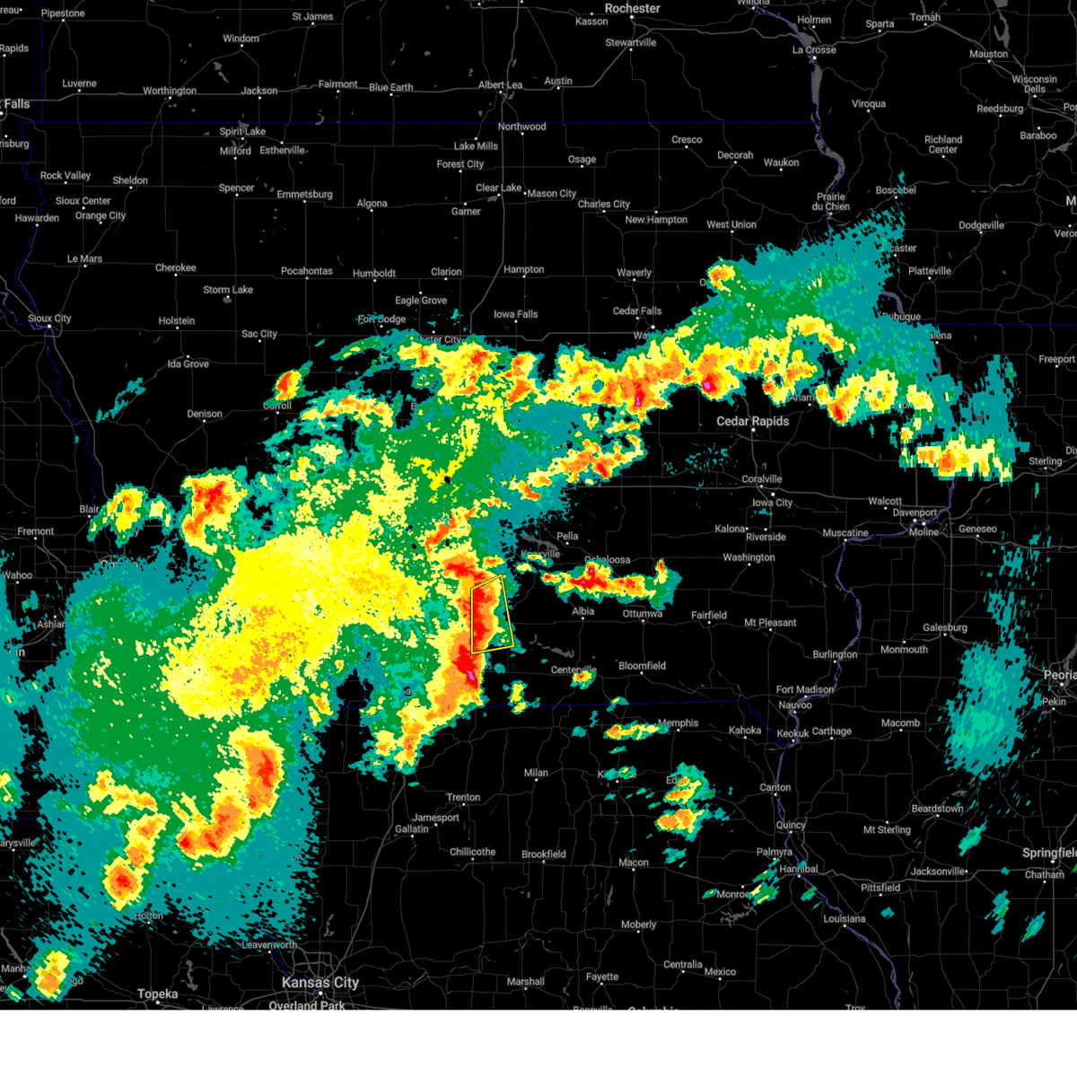 Interactive Hail Maps Hail Map for Humeston, IA