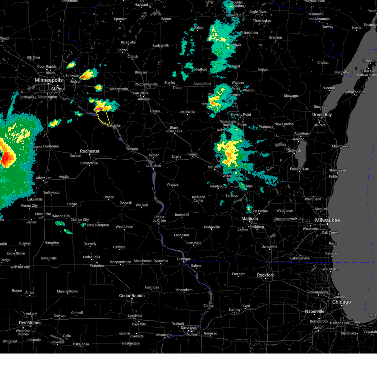 Interactive Hail Maps Hail Map for Plum City, WI