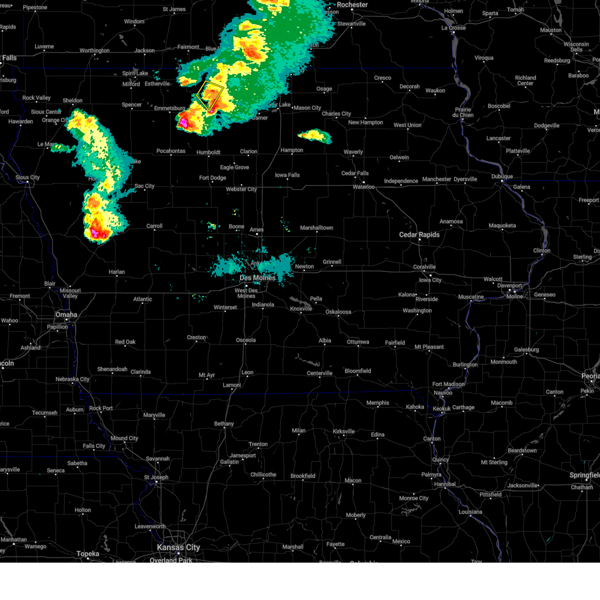 Interactive Hail Maps Hail Map for Bancroft, IA