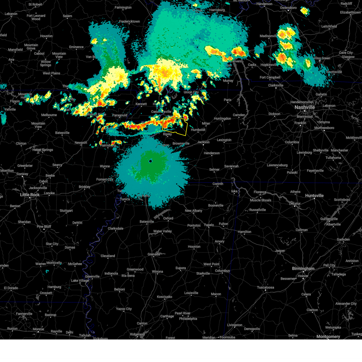 Interactive Hail Maps Hail Map for Dyersburg, TN