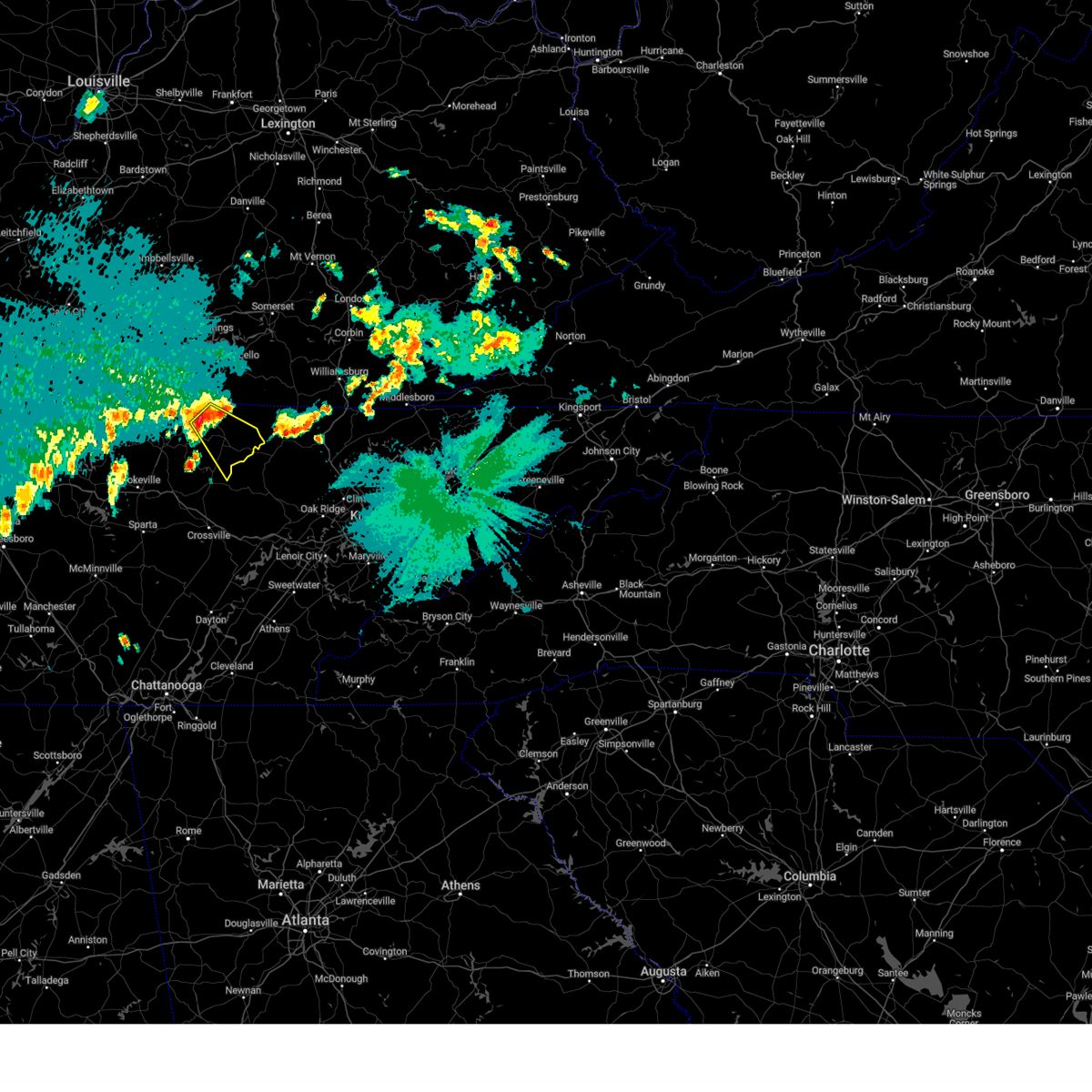 Interactive Hail Maps Hail Map for Jamestown, TN