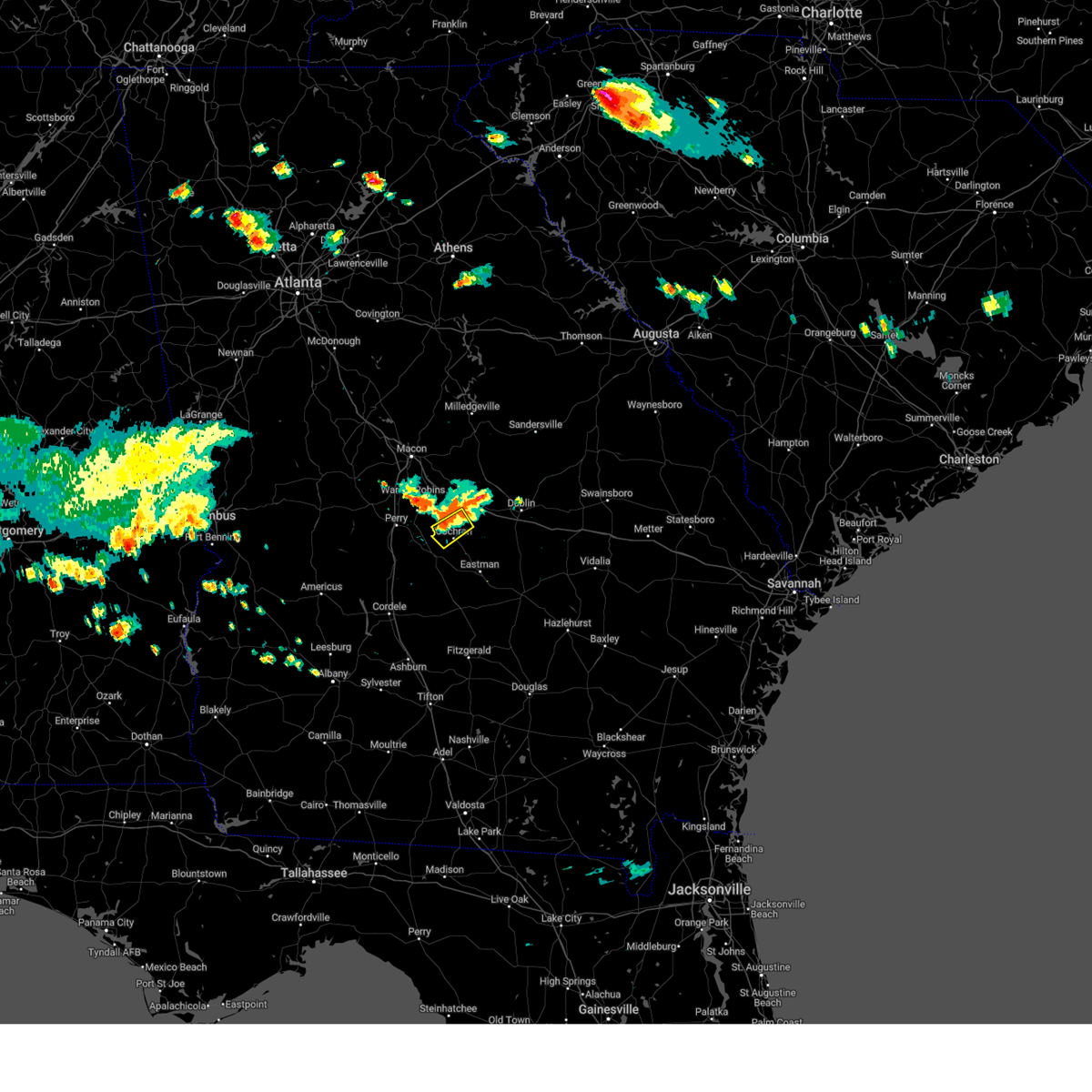 Interactive Hail Maps Hail Map for Cochran, GA