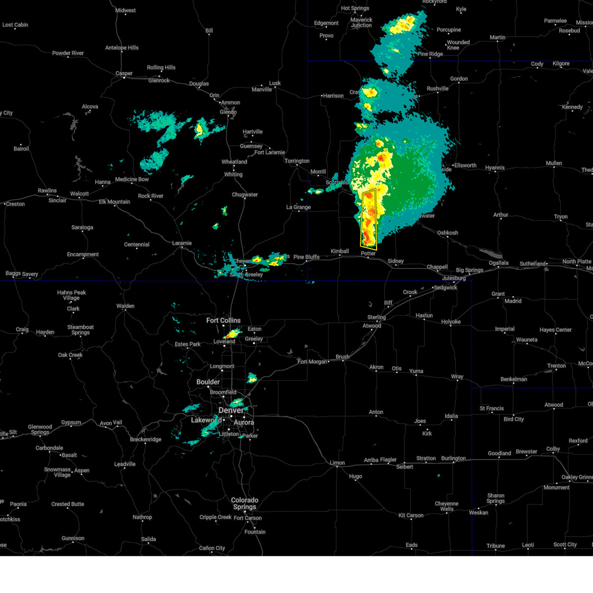 Interactive Hail Maps Hail Map for Bayard, NE