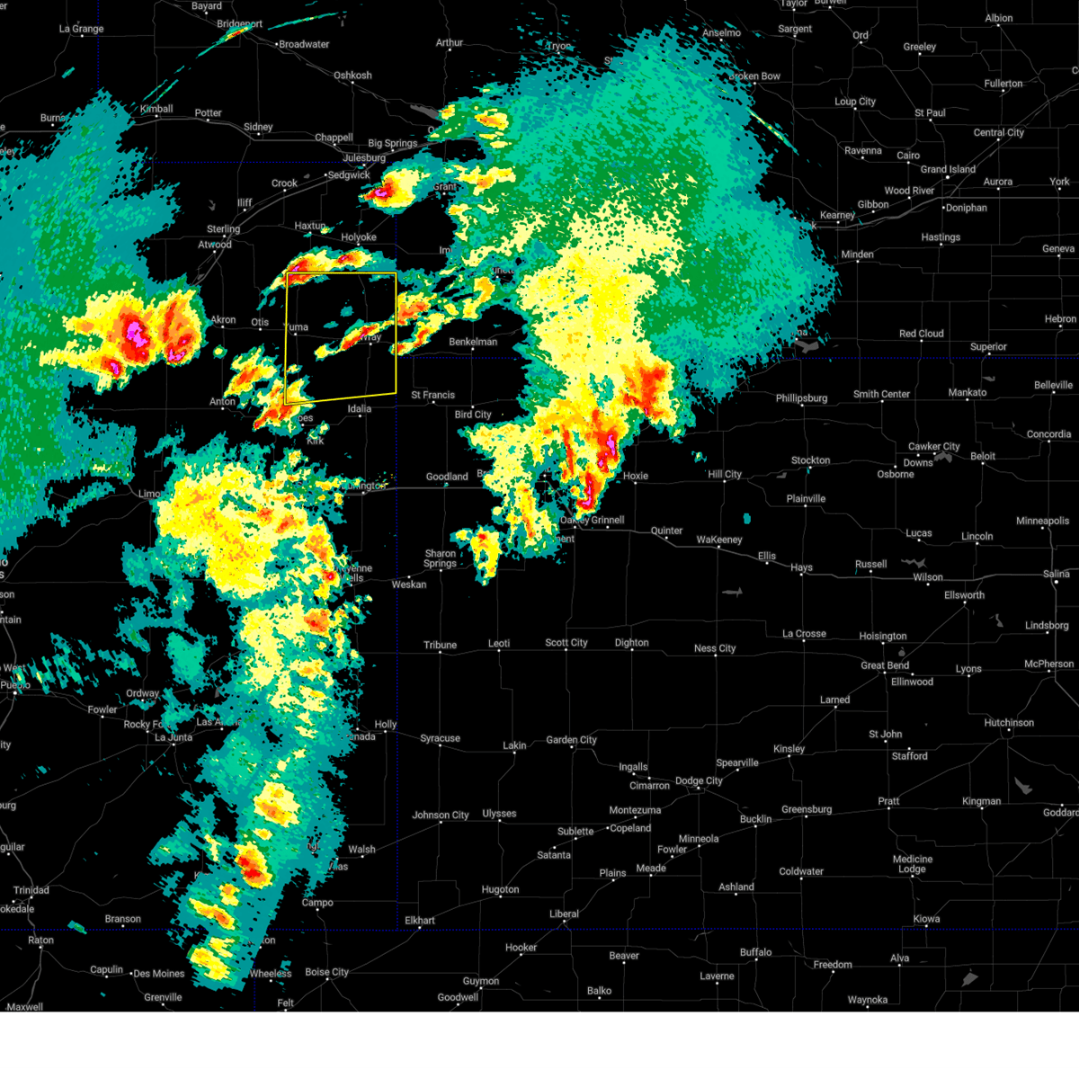 Interactive Hail Maps Hail Map for Wray, CO