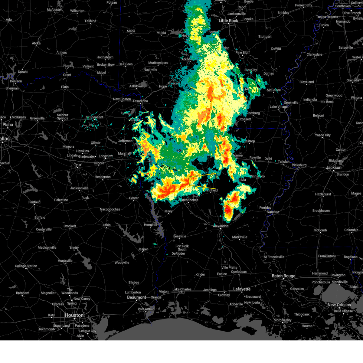 Interactive Hail Maps Hail Map for Saline, LA