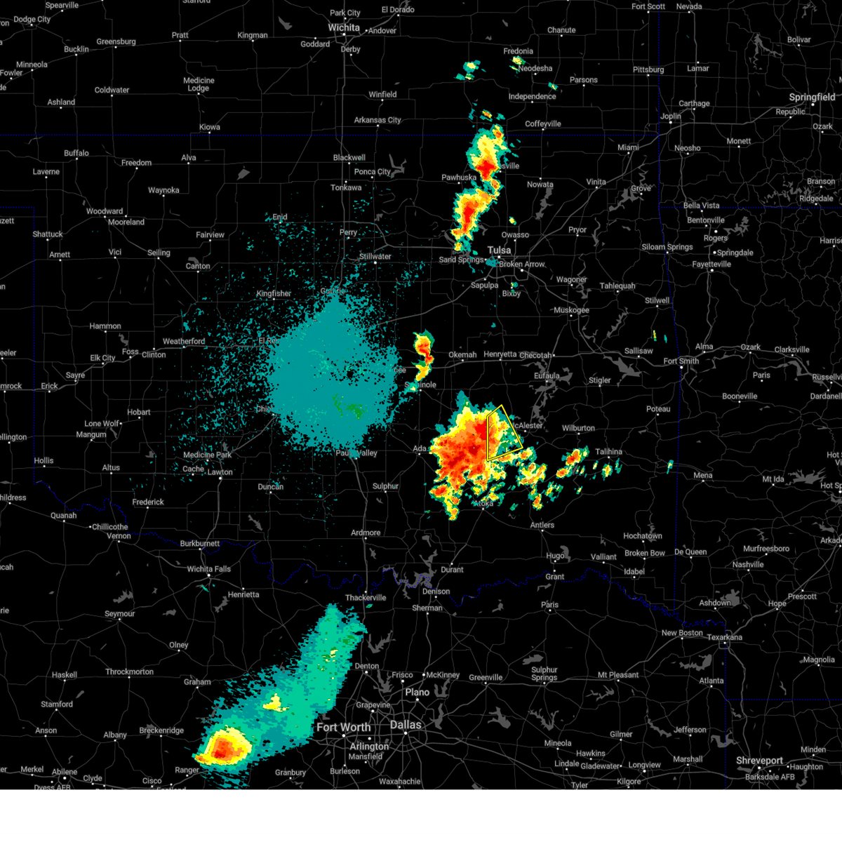 Interactive Hail Maps Hail Map for Ashland, OK