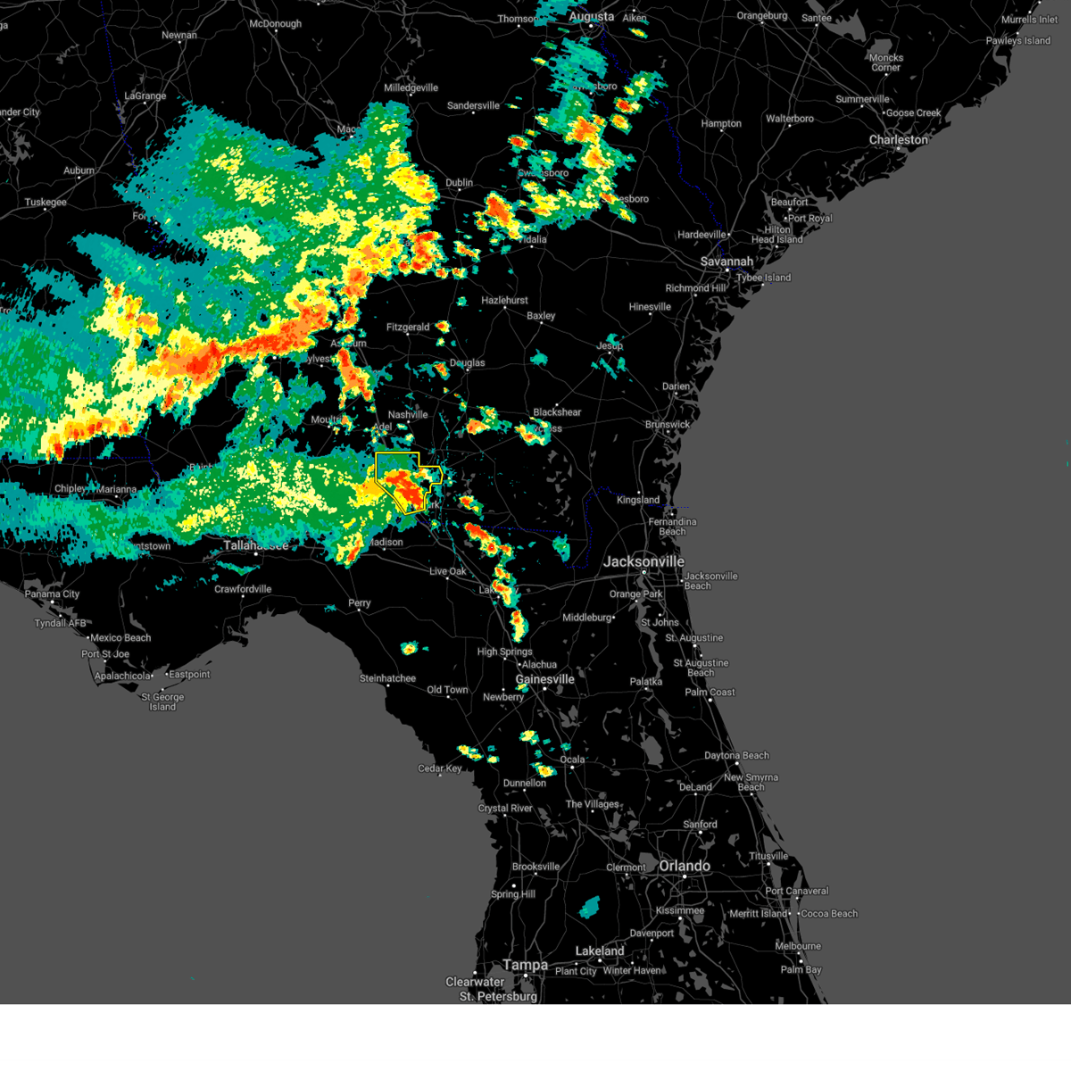 Interactive Hail Maps Hail Map for Hahira, GA
