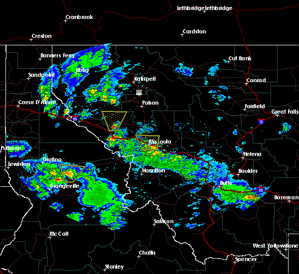 Interactive Hail Maps Hail Map for Weeksville, MT