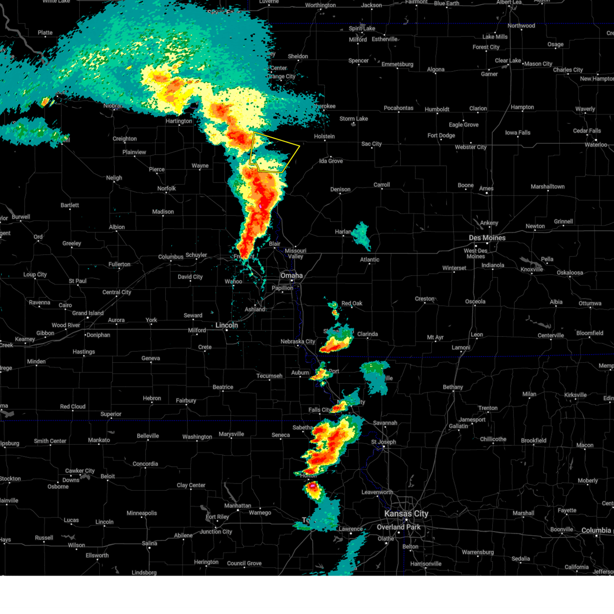 Interactive Hail Maps Hail Map for Hornick, IA