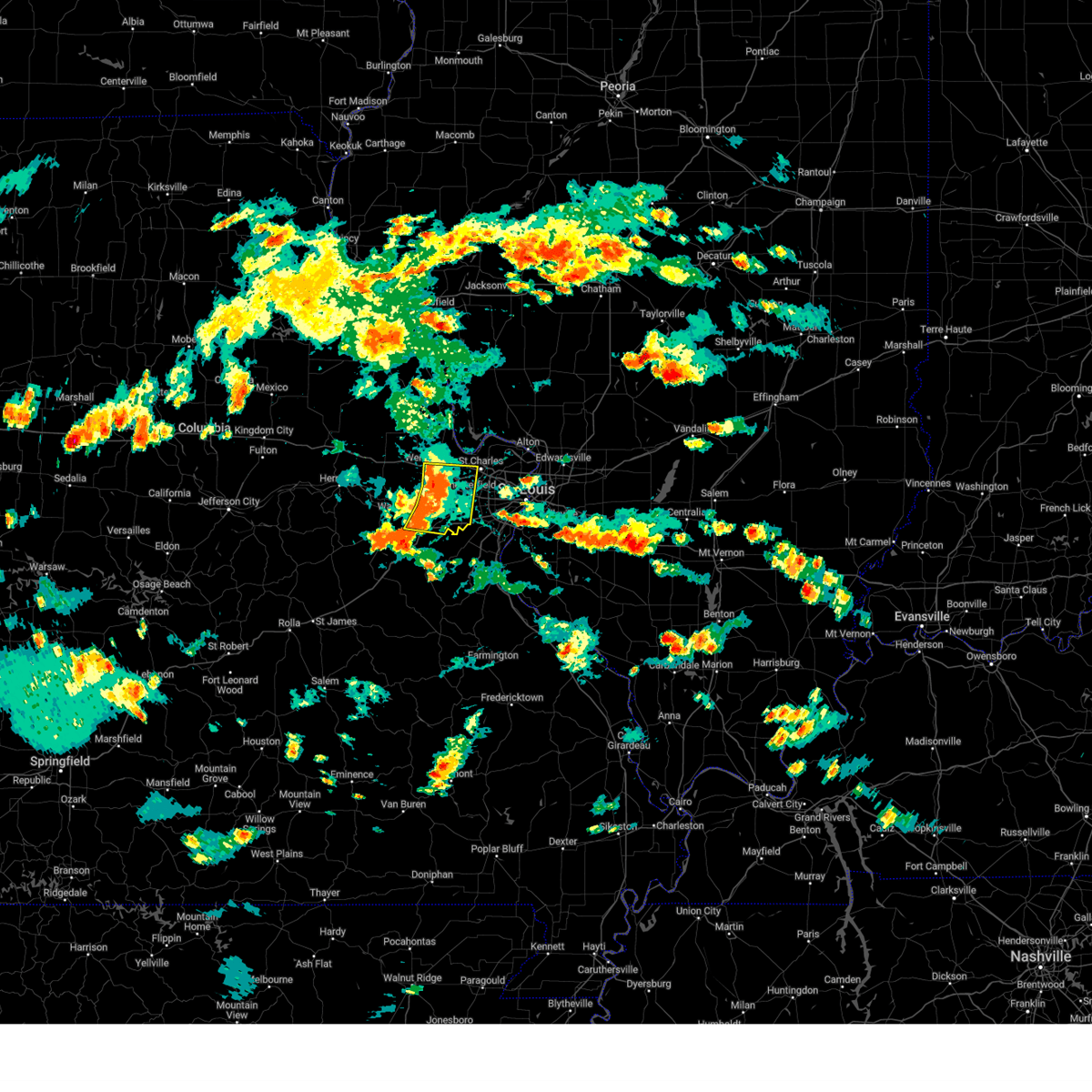 Interactive Hail Maps Hail Map for Wentzville, MO