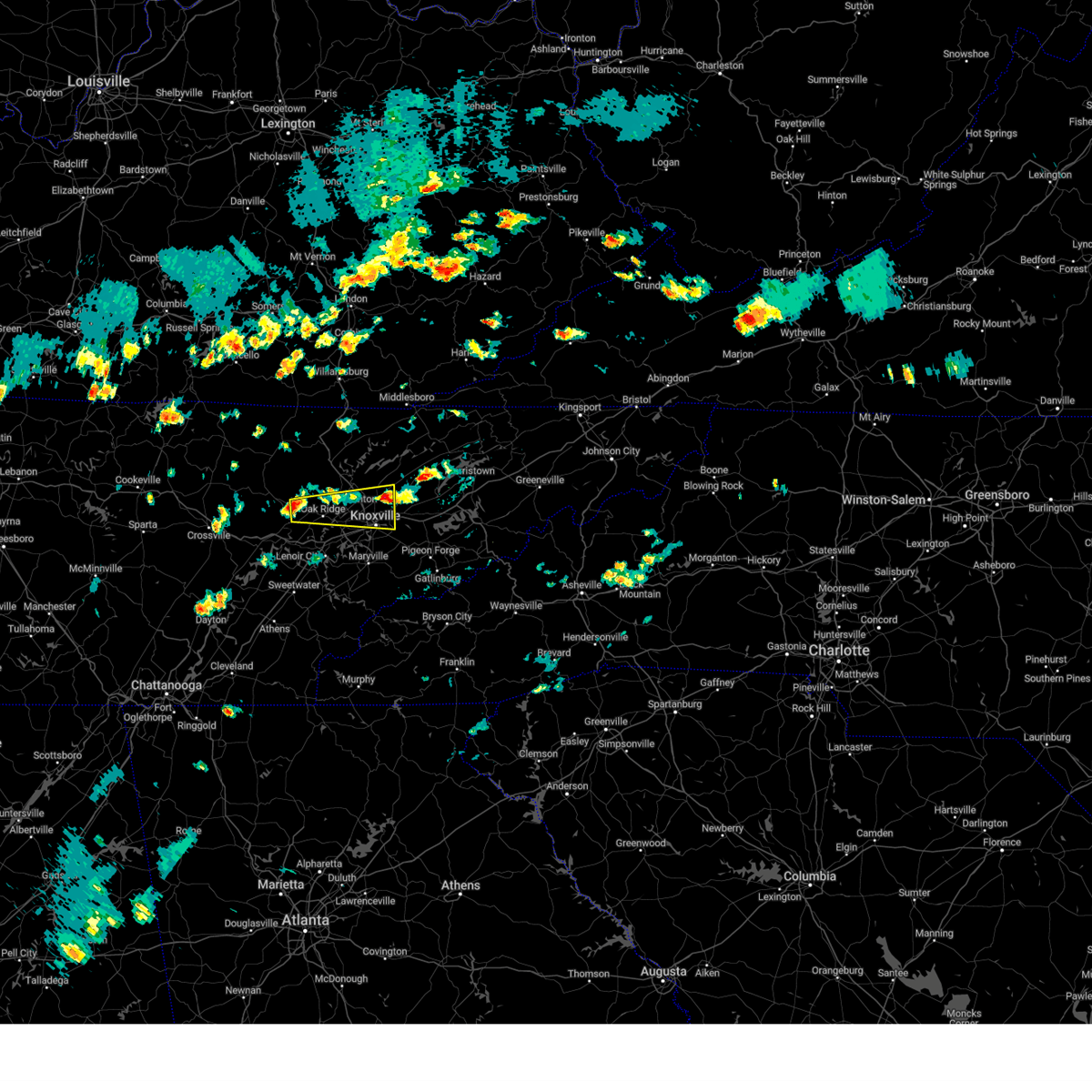Interactive Hail Maps Hail Map for Oliver Springs, TN