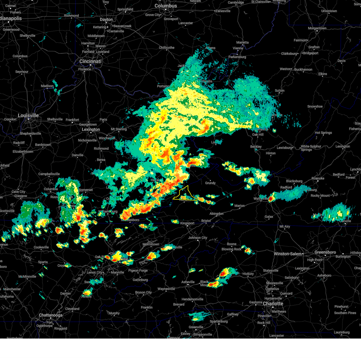 Interactive Hail Maps Hail Map for Pound, VA