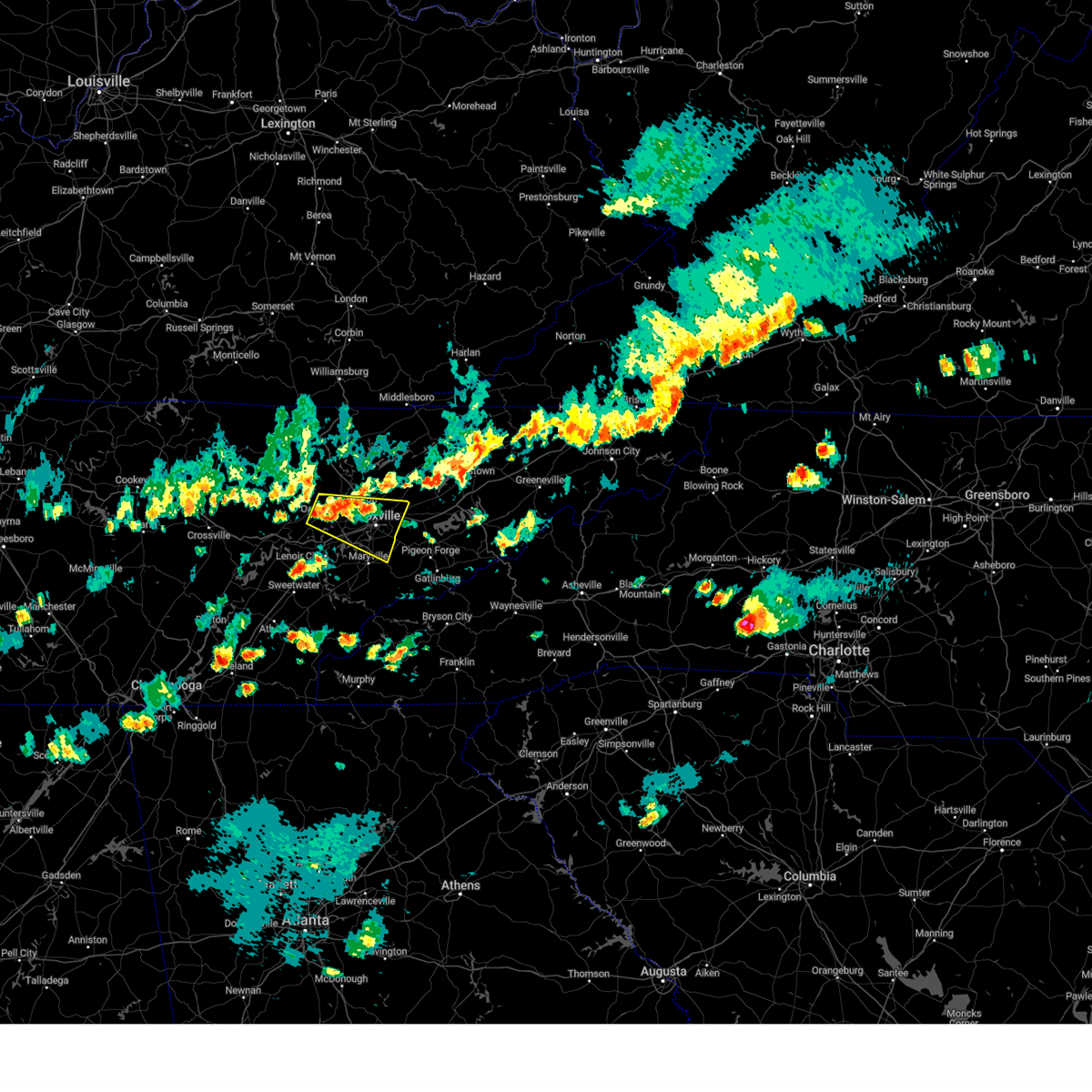 Interactive Hail Maps Hail Map for Oliver Springs, TN