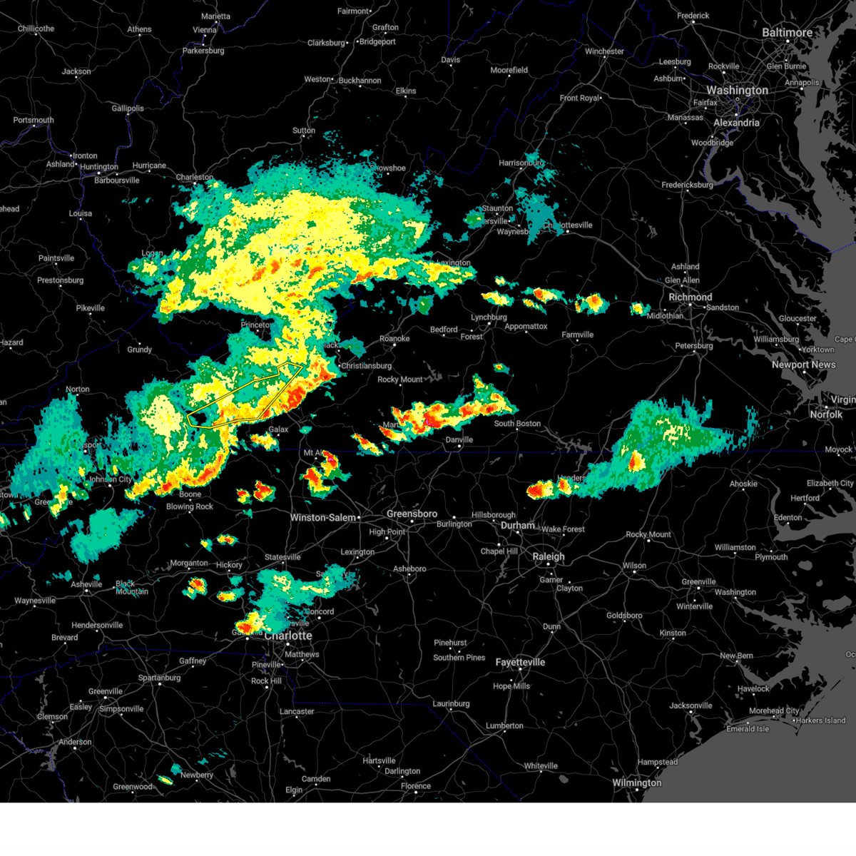 Interactive Hail Maps Hail Map for Pulaski, VA