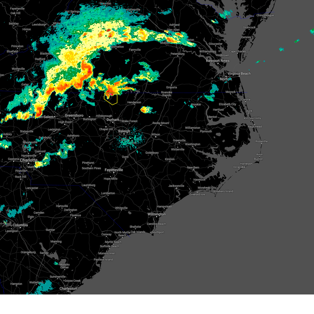 Interactive Hail Maps Hail Map for Roxboro, NC