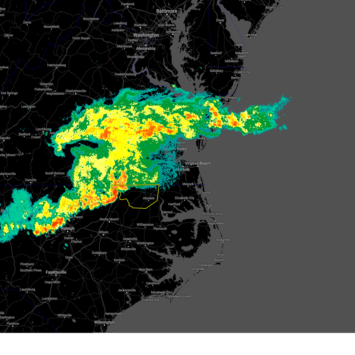 Interactive Hail Maps Hail Map for Aulander, NC