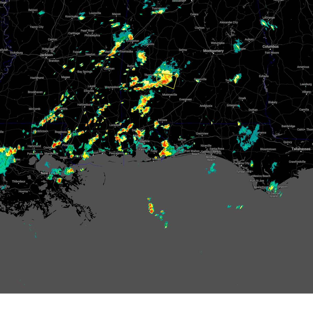 Interactive Hail Maps Hail Map for Beatrice, AL