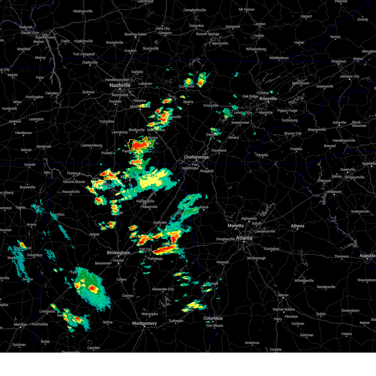 Interactive Hail Maps Hail Map for Petersburg, TN