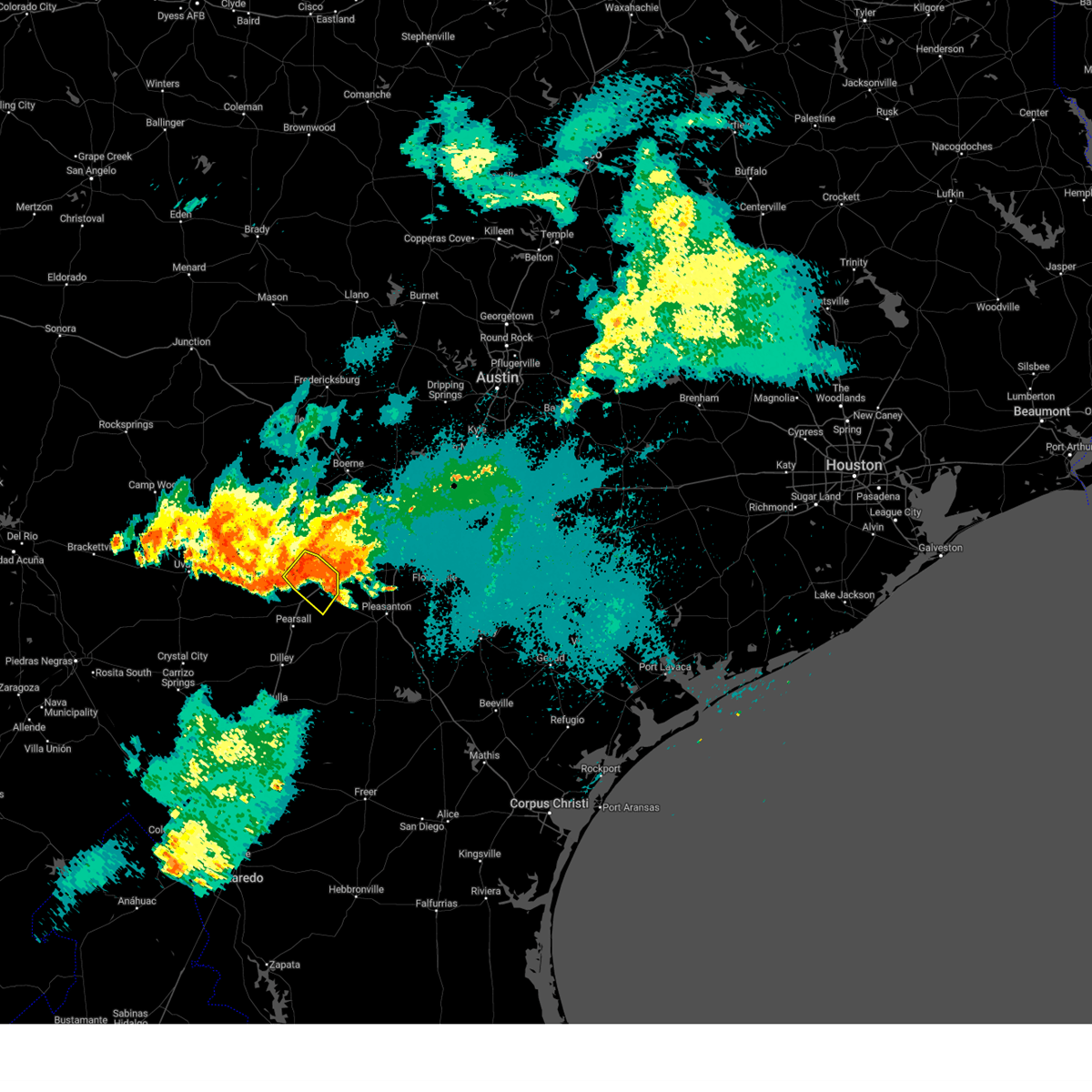 Interactive Hail Maps Hail Map for Bigfoot, TX