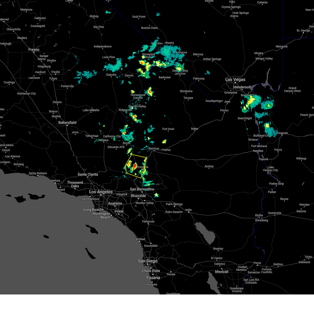 Interactive Hail Maps Hail Map for Adelanto, CA
