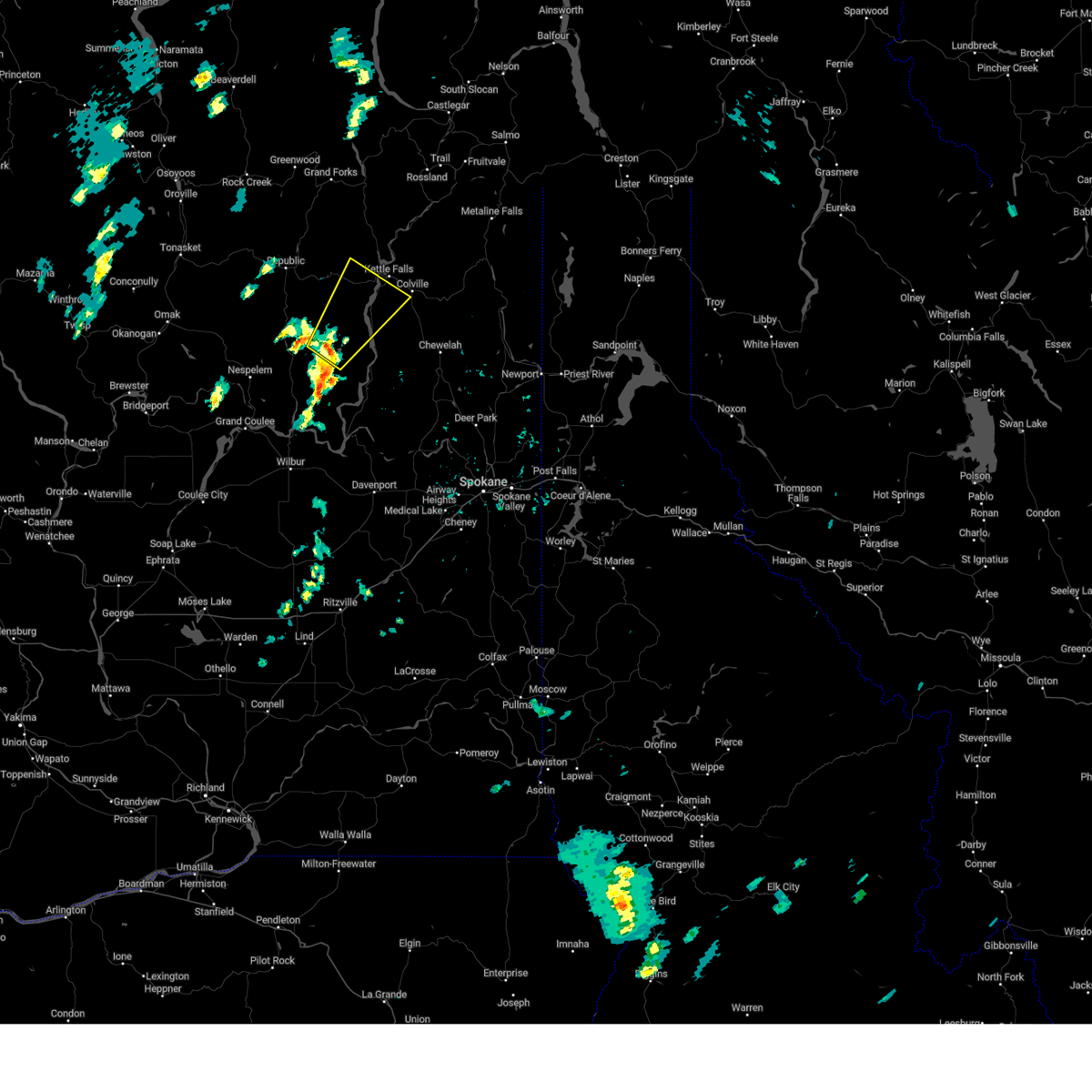 Interactive Hail Maps Hail Map for Inchelium, WA