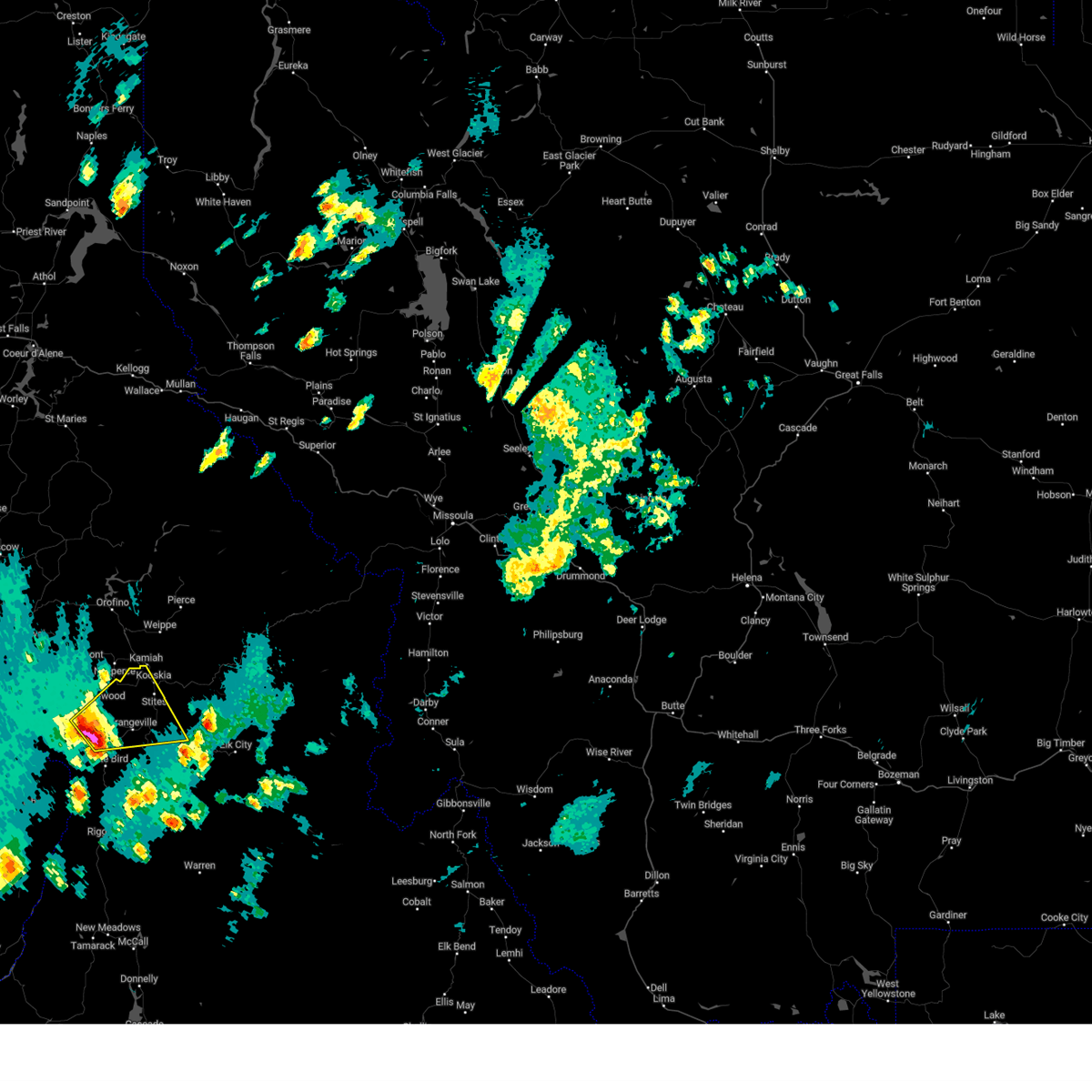 Interactive Hail Maps Hail Map for Kamiah, ID