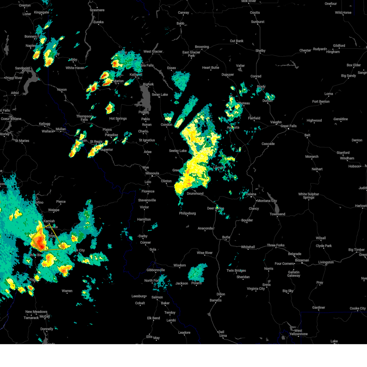Interactive Hail Maps Hail Map for Cottonwood, ID