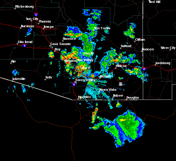 Interactive Hail Maps Hail Map for Vail, AZ
