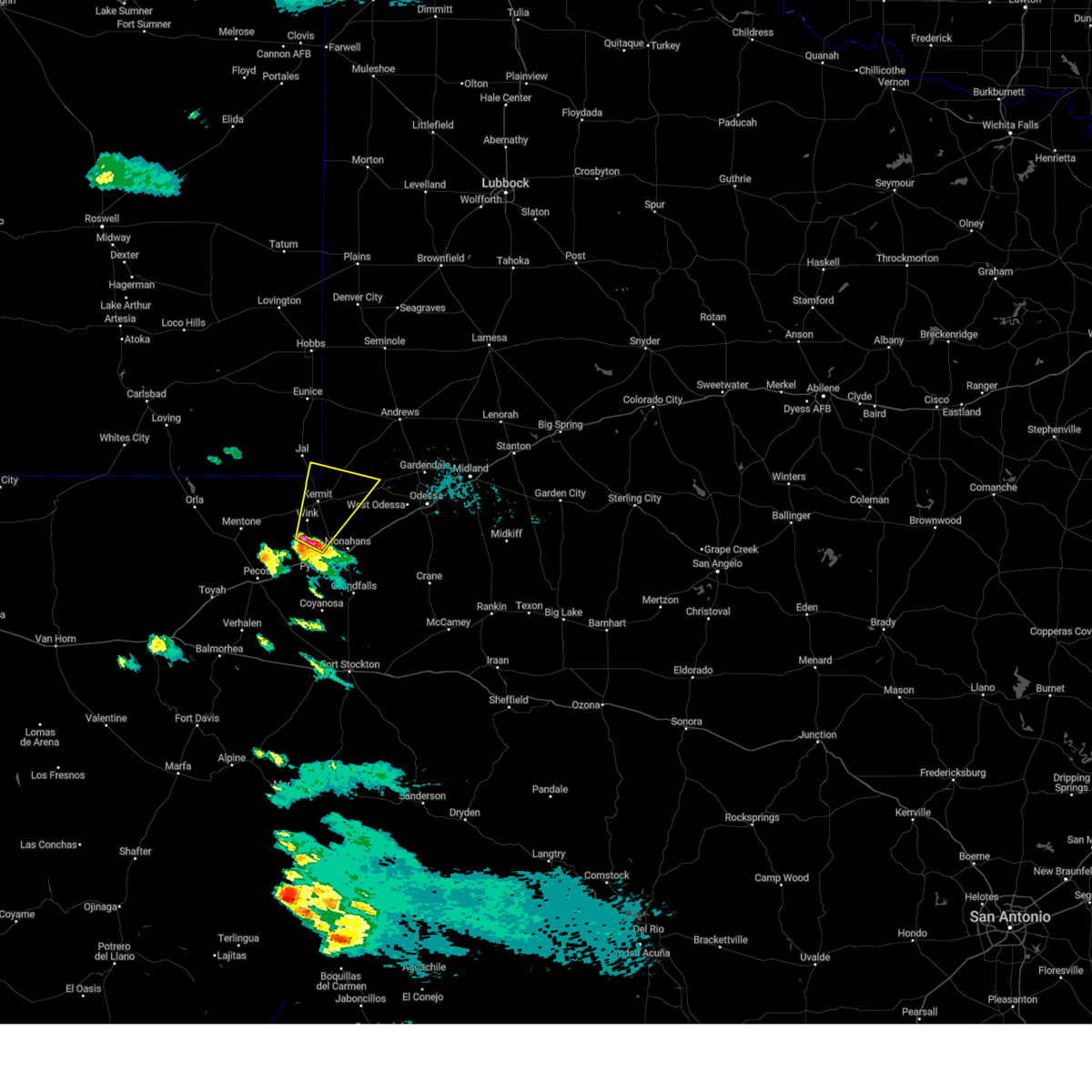 Interactive Hail Maps Hail Map for Kermit, TX