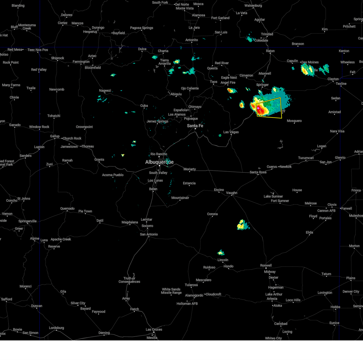 Interactive Hail Maps Hail Map for Wagon Mound, NM
