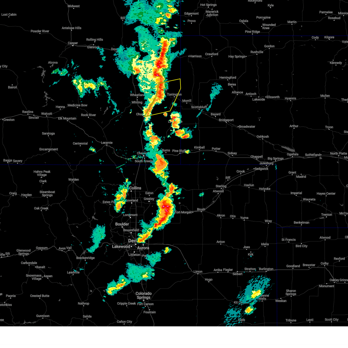 Interactive Hail Maps Hail Map for Fort Laramie, WY