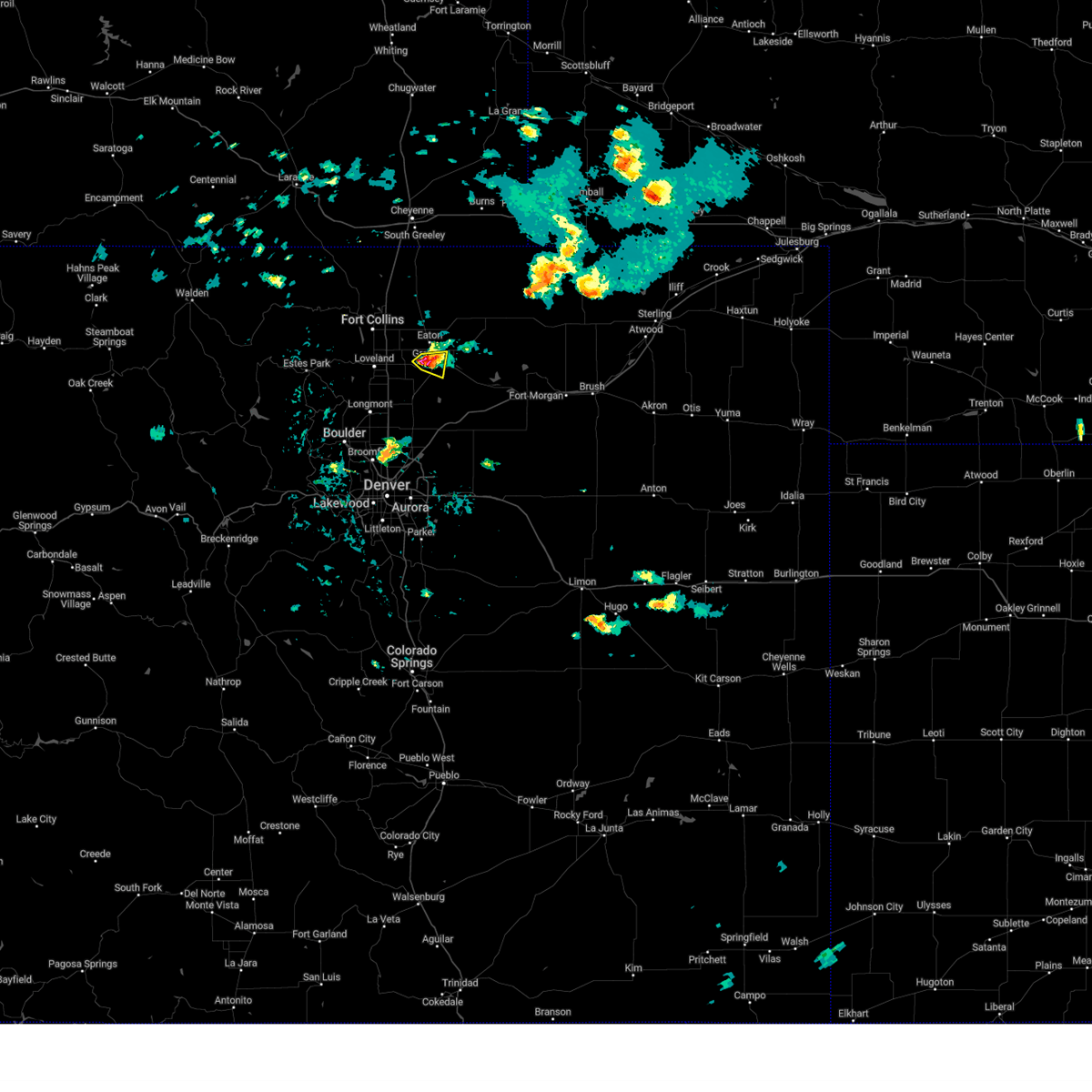 Interactive Hail Maps Hail Map for Kersey, CO