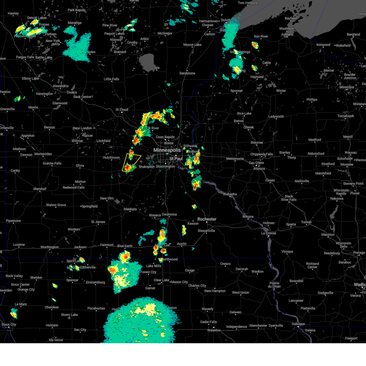 Interactive Hail Maps Hail Map for Glencoe, MN
