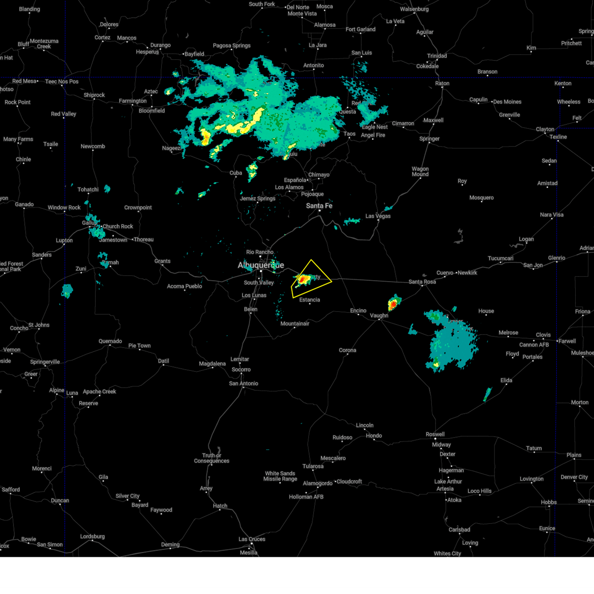 Interactive Hail Maps Hail Map for Moriarty, NM