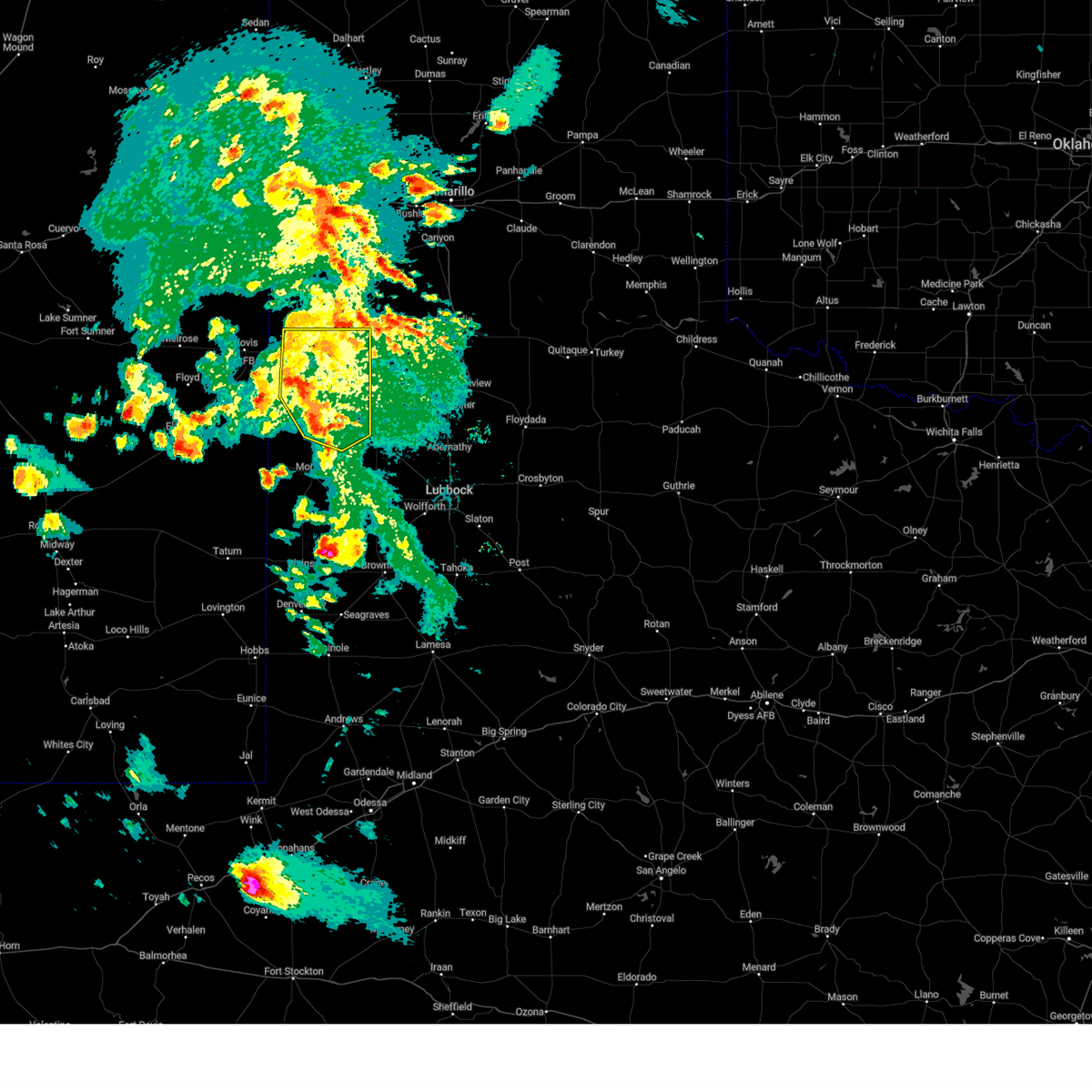 Interactive Hail Maps Hail Map for Bovina, TX