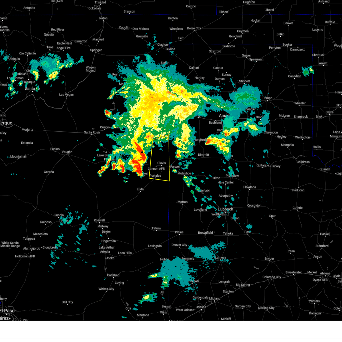 Interactive Hail Maps Hail Map for Portales, NM