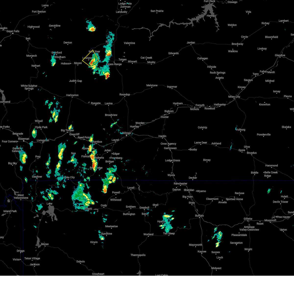 Interactive Hail Maps Hail Map for Lewistown, MT
