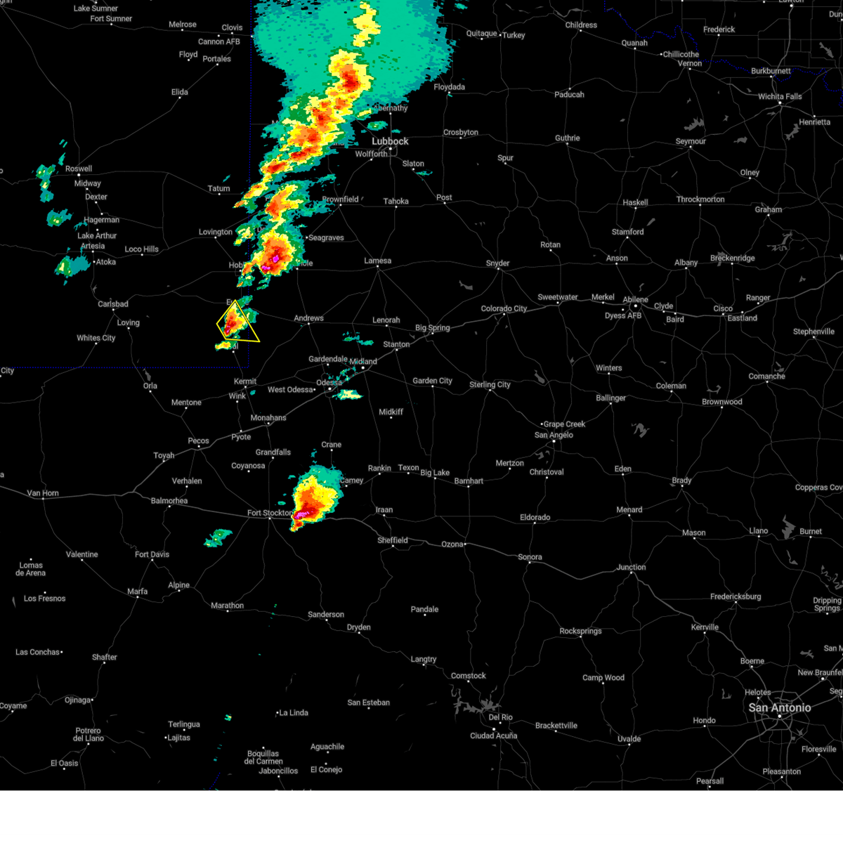 Interactive Hail Maps Hail Map for Eunice, NM