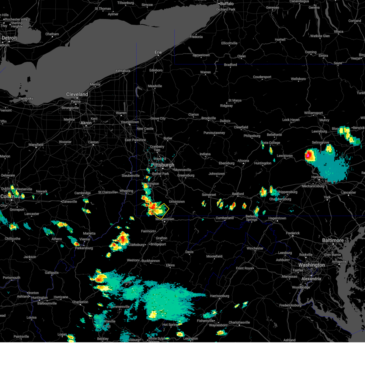 Interactive Hail Maps Hail Map for Masontown, PA