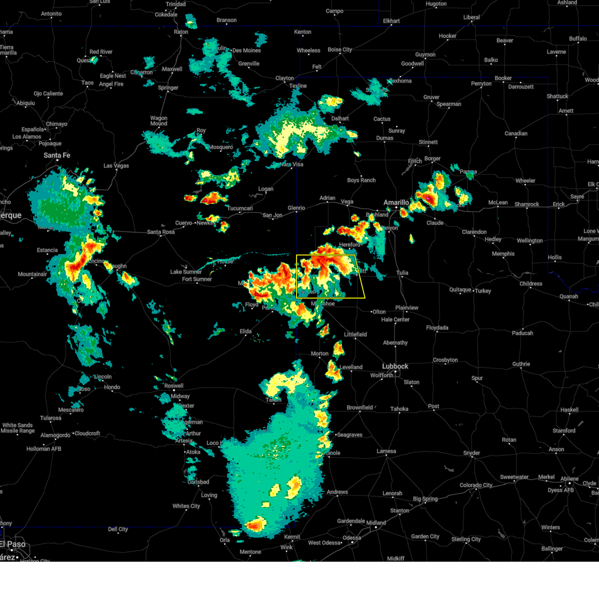 Interactive Hail Maps Hail Map for Bovina, TX