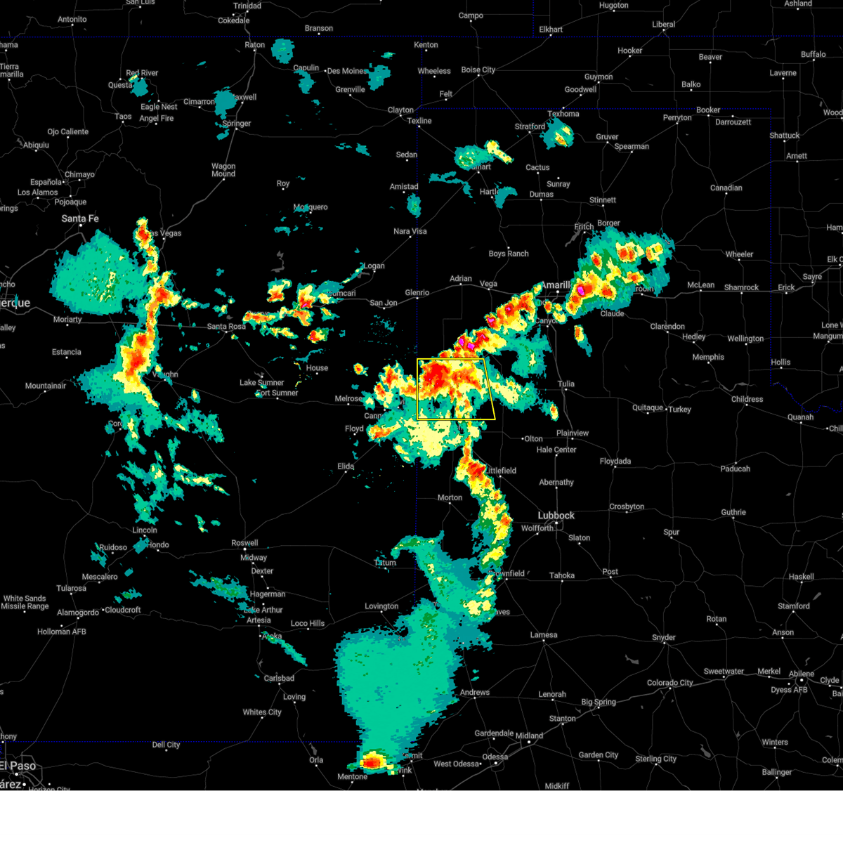 Interactive Hail Maps Hail Map for Bovina, TX