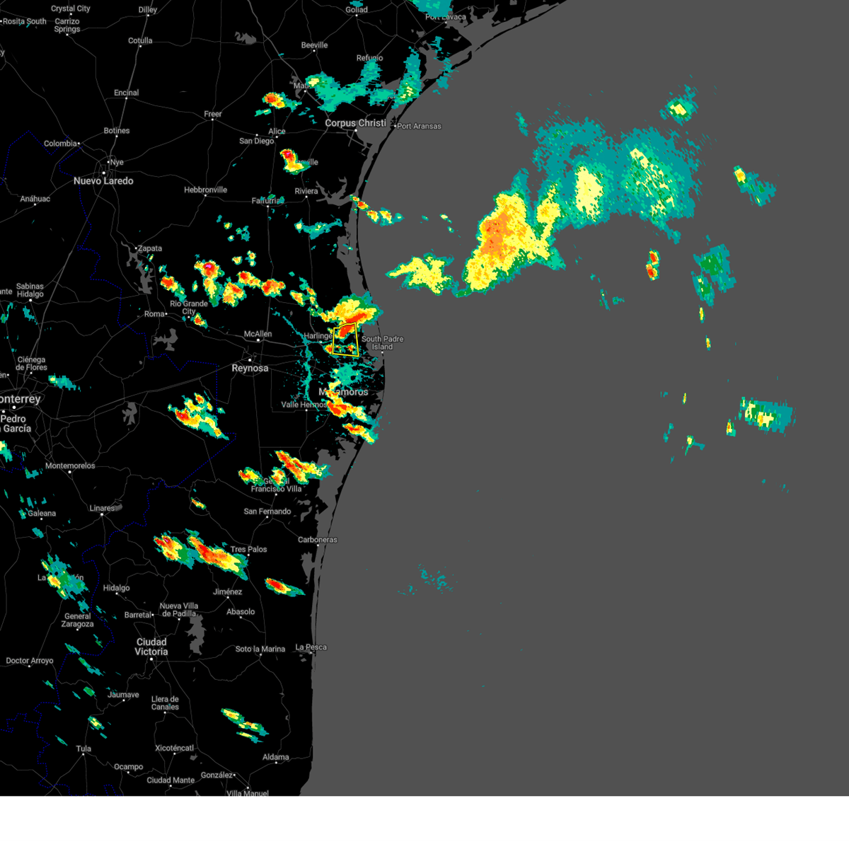 Interactive Hail Maps Hail Map for Brownsville, TX