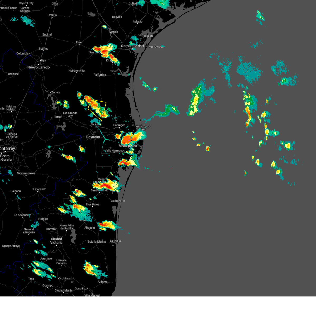 Interactive Hail Maps Hail Map for Edinburg, TX