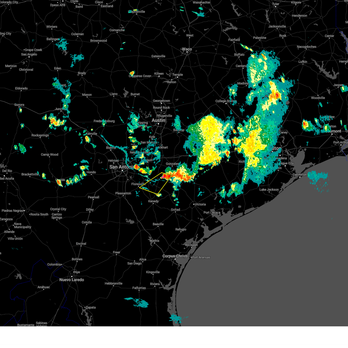 Interactive Hail Maps Hail Map for Smiley, TX