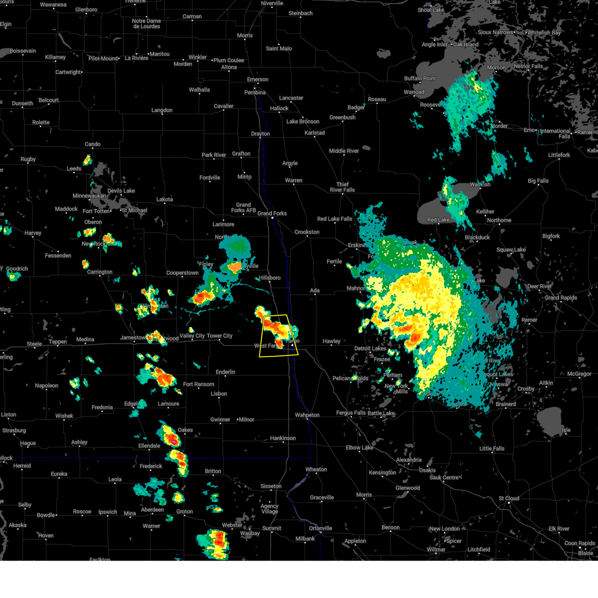 Interactive Hail Maps Hail Map for Mapleton, ND