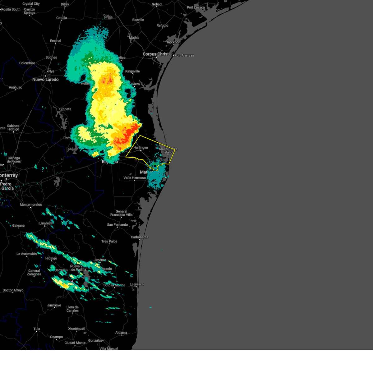 Interactive Hail Maps Hail Map for Brownsville, TX